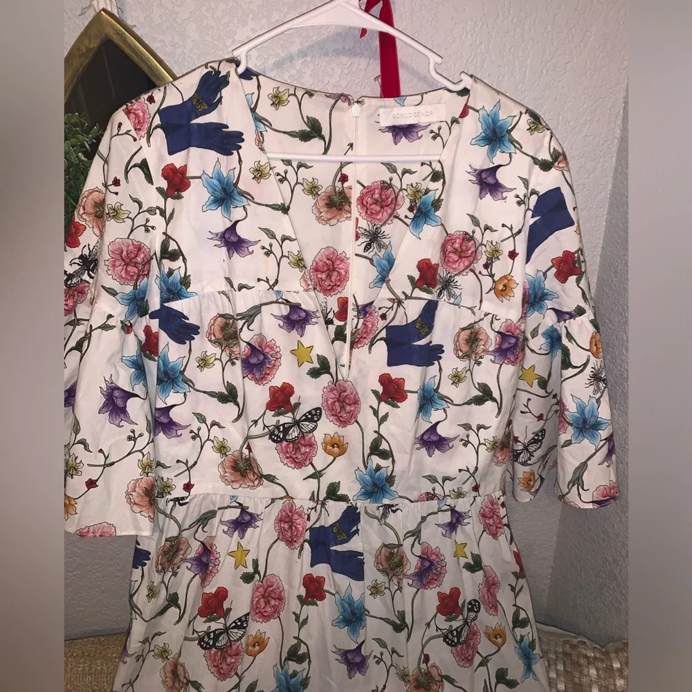 Borgo De Nor Floral Print Long Dress size 14 - Picture 7 of 17